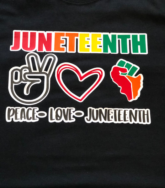 Peace-love-Juneteenth Shirt